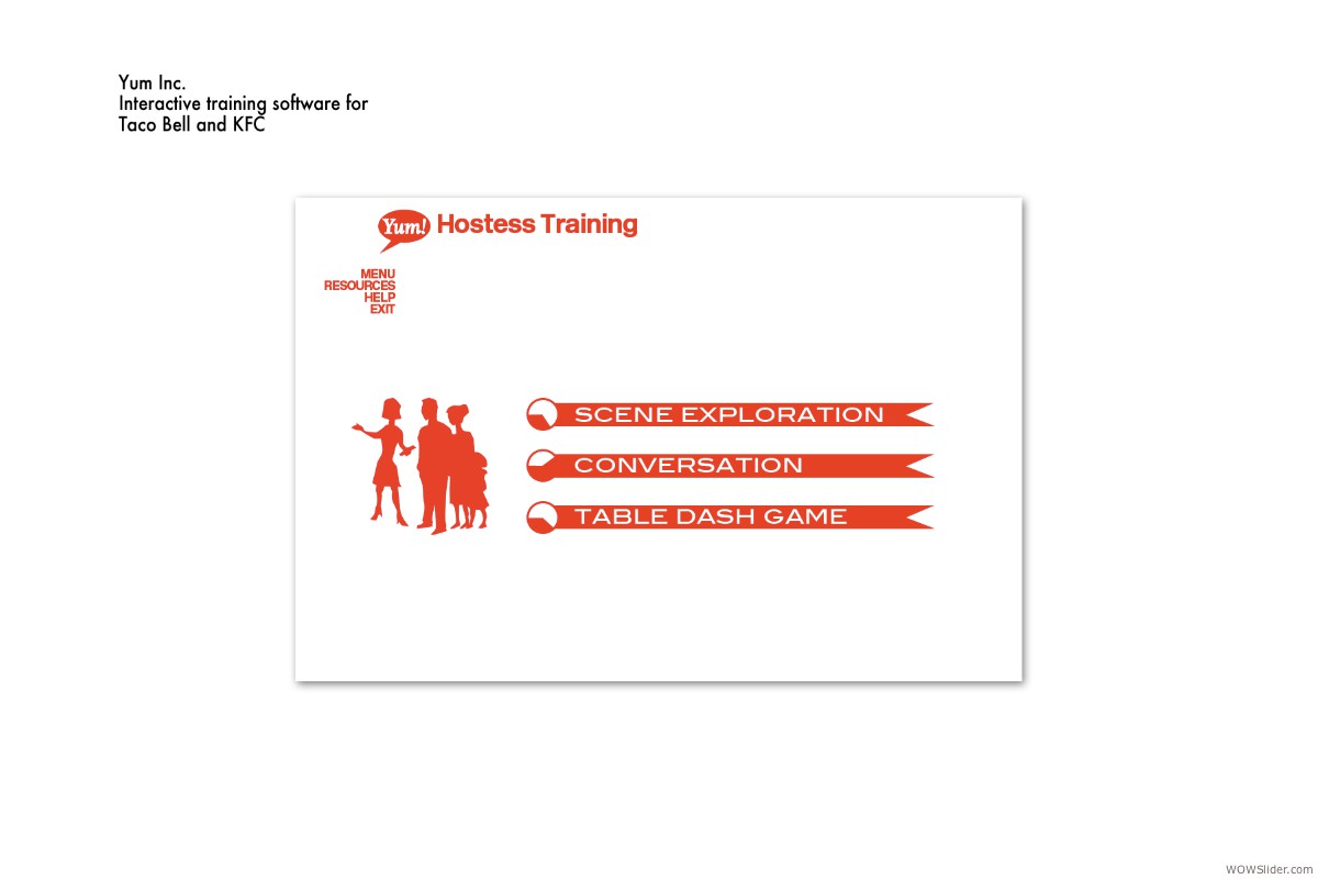 Yum Inc. Interactive Lessons for Employee Training